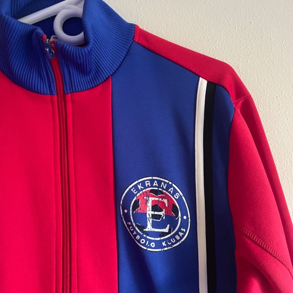 FK Ekranas Jacket Soccer Adidas Track Top Baltic Cup Lithuania - Picture 3 of 10